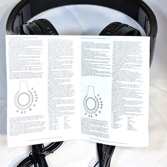 Burnester Black New In Box Wireless Noise Canceling Headphones - Picture 10 of 11